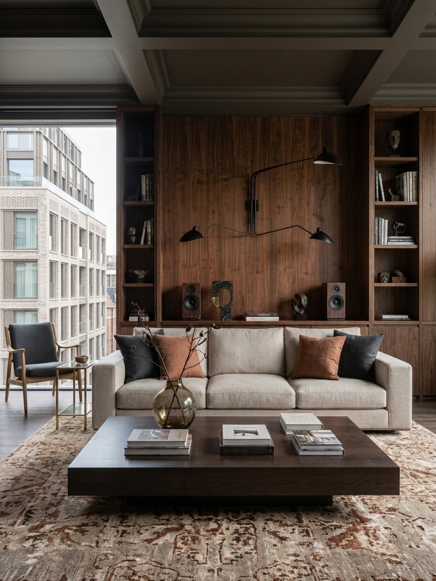 Photoreal living room render